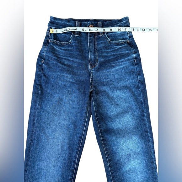 American Eagle, Curvy Super Hi-Rise Jegging, Size 00, Dark Blue - Picture 8 of 14